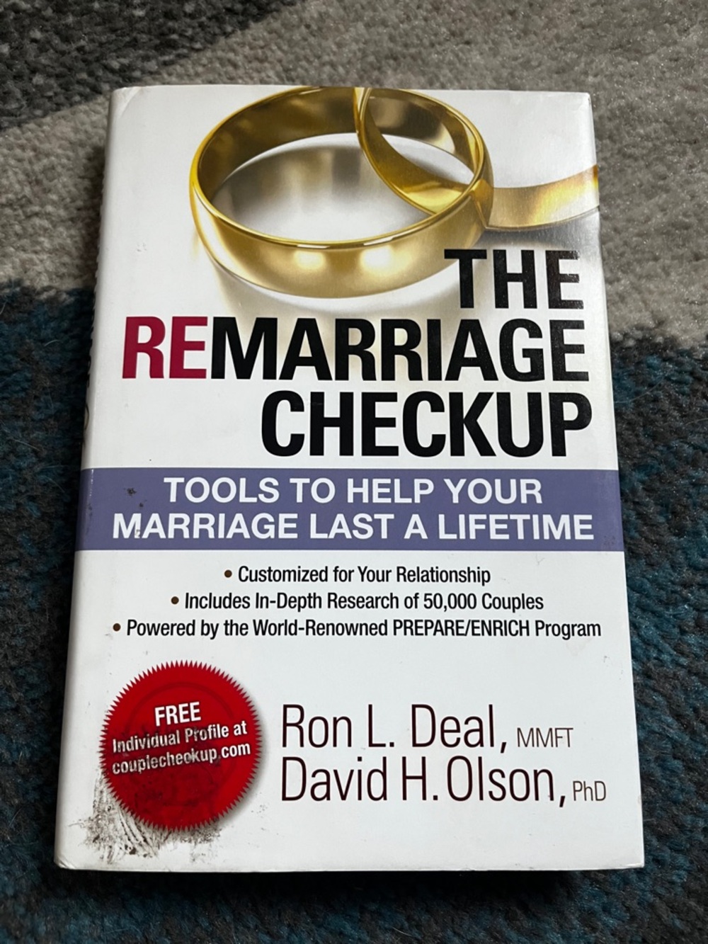 The Remarriage Checkup - White & Gold Coffee Table Book by Ron L. Deal